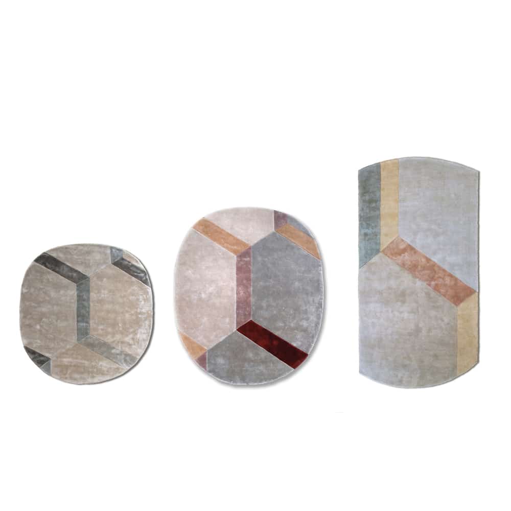 Tappeti Cobblestone forme organiche