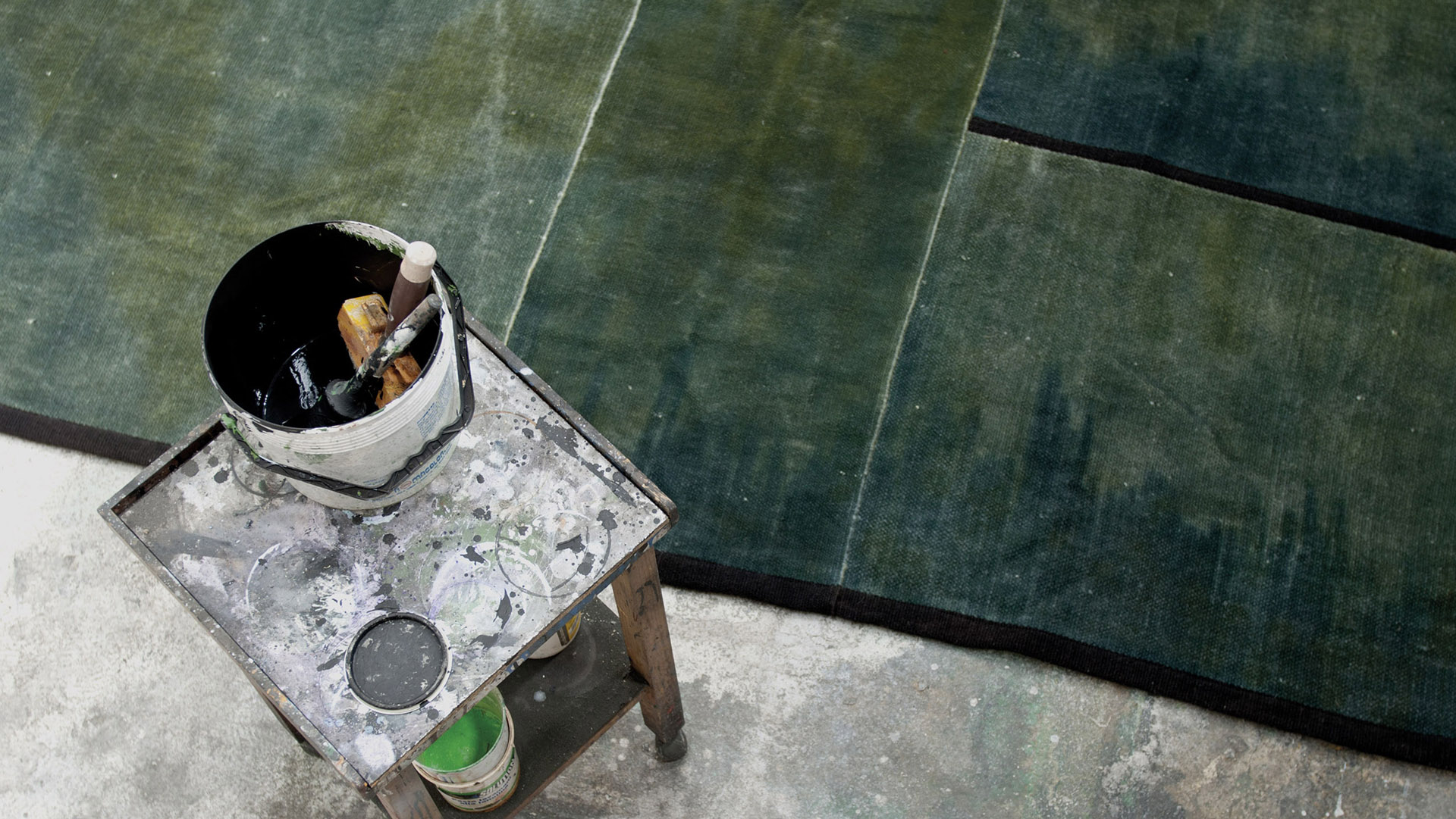 Tappeti moderni fatti a mano in lana per il soggiorno