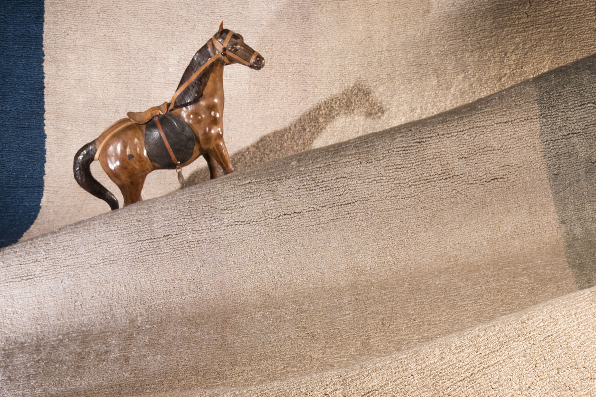 tappeto design collezione stairs lino